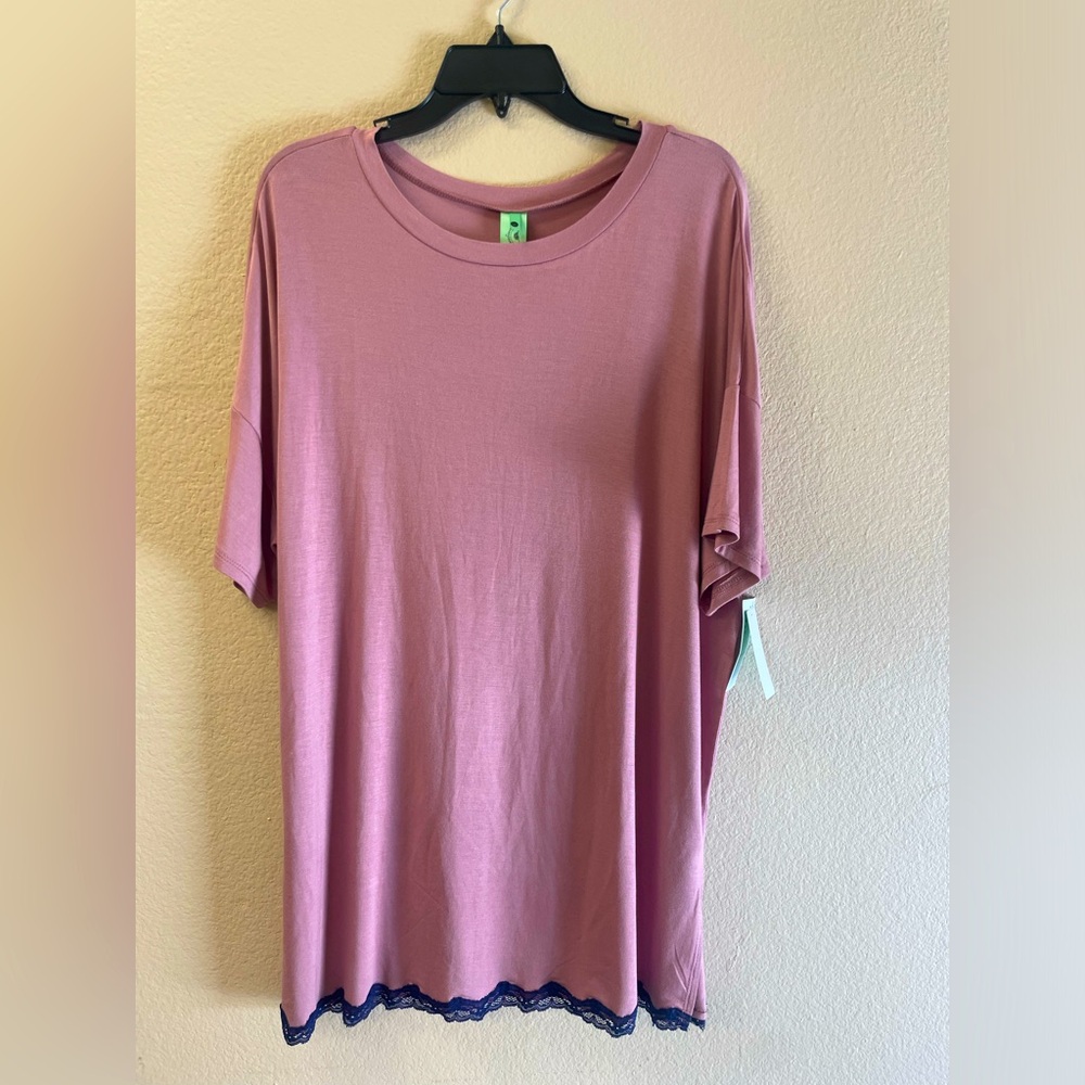 Honeydew Intimates Lounge Life Sleep Shirt. Salmon Color. Women Size S